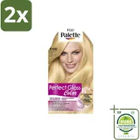 Schwarzkopf Poly Palette – Haarverf – 1100 Extra Licht Blond – 115 ml - Voordeelverpakking - 2 stuks - Semi-permanente haarkleuring - Glanskleur