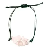 Fashion Jewelry rozenkwarts armband verstelbaar.
