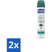Sanex 2 x – Deodorant Spray – Aluinsteen – 200 ml - Deodorant Spray - Natuurlijke Deodorant - Aluinsteen - Frisse Geur - Huidvriendelijk