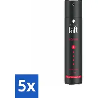 Taft 5 x - Power 5 - Haarspray - Sterke fixatie - 250 ml - 72u Fixatie - Haarspray - Haartype - Haartype Bescherming - Haartype Versterking