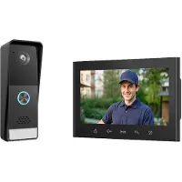 Elro DV700 Video Deur Intercom – 1080P HD Camera – Opnamefunctie – 7 Inch Kleurenscherm