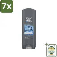 Dove 7 x Men+Care Douchegel - Cool Fresh - Grootverpakking - Douchegel Mannen - Hydraterend Douchegel - Douchegel Voor Mannen - Douchegel Voor Droge Huid - Douchegel Voor Gezicht