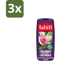 Tahiti 3 x – Douchegel – Orchidee - 315 ml - Douchegel Orchidee - Orchidee Geur - Douchegel Voor Huidverzorging - Bloemige Geur - Zachte Douchegel