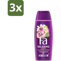 Fa 3 x – Douchegel – Mystic Moments Shea Butter & Passion Flower – 250 ml - Douchegel - Shea Butter - Passiebloesem - Hydraterende Douchegel - Luxe Douchegel