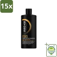 Syoss 15 x - Curls Intense - Shampoo - Langdurige Styling - 440ml - Grootverpakking - Krullen Shampoo - Krulverzorging - Hydraterende Shampoo - Anti-pluis Shampoo - Shampoo Voor Krullend Haar