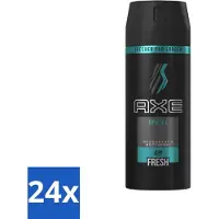 Axe 24 x - Deodorant Bodyspray - 48hrs Non Stop Fresh - Apollo - 150 ml - Apollo - Deodorant Spray - Frisse Geur - Lichaamsgeur Bescherming - Langdurige Bescherming