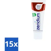 Zendium 15 x – Tandpasta – Tandvlees Protect – 75 ml - Tandvlees Bescherming - Gevoelig Tandvlees - Natuurlijke Tandpasta - Fluoride - Mondgezondheid