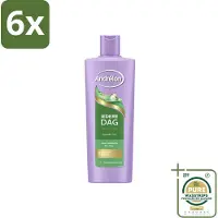 Andrélon – Shampoo – Iedere Dag – 400 ml - Voordeelverpakking - 6 stuks - Gezond haar - Zonnebloemolie shampoo