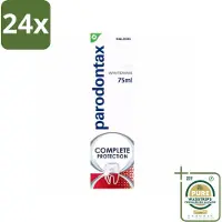 Parodontax – Complete Protection Whitening – Tandpasta tegen Bloedend Tandvlees – 75 ml - Voordeelverpakking - 24 stuks - Tandpasta - Tandplak verwijderen