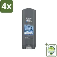 Dove Men+Care Douchegel - Cool Fresh - Voordeelverpakking - 4 stuks - Douchegel - Verzorging mannen