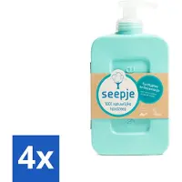 Seepje 4 x - Handzeep - Eucalyptus met Rozemarijn - 300 ml - Antiseptische Geur - Handzeep - Eucalyptus - Rozemarijn - Natuurlijke Handzeep - Antiseptische Handzeep