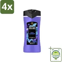 Axe - Douchegel - Blue Lavender - Kalmerend - Premium Geur - 300 ml - Voordeelverpakking - 4 stuks - Douchegel - Blue Lavender