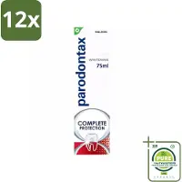 Parodontax – Complete Protection Whitening – Tandpasta tegen Bloedend Tandvlees – 75 ml - Voordeelverpakking - 12 stuks - Gezond tandvlees - Witte tanden