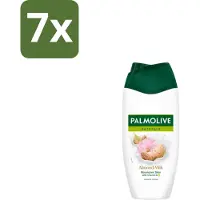 Palmolive 7 x Douchecrème Naturals Amandelmelk 250 ml - Douchegel Amandel - Zachte Reiniging - Huid Verzorgen - Amandelmelk - Hydraterende Douchegel