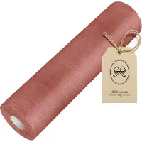 Famanu – Vlies tafelloper in oudroze, 30 cm x 25 m, ideaal voor het decoreren van tafels bij feesten