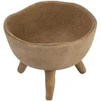 Famanu – Terracotta plantenbak, boho stijl, 10,5 cm, taupe