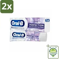 Oral-B Oral B - Tandpasta - 3D White Advanced - Luxe Perfection - 75ml - Voordeelverpakking - 2 stuks - Witte tanden - Tandpasta