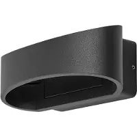 Rabalux Gerla - Buiten wandlamp, antraciet, LED 9 W, IP54, 3000 K, 77179