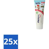Prodent 25 x – Tandpasta – Kids 0–6 Jaar – 75 ml - Melktanden - Gaatjes - Kindertandpasta - Super Mario - Tandenpoetsen