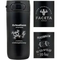 Majestic Sport Merkloze Thermosbeker met Gravure - Cadeau voor Hem