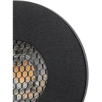 QAZQA Moderne badkamer inbouwspot zwart IP54 - Shed Honey