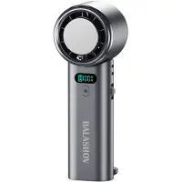 Eafc 5200 mAh Ijscompress-koelventilator, handventilator, USB oplaadbaar, draagbare miniventilator, dubbele vouwventilator voor reizen, kamperen en buitengebruik