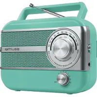 Muse M-056 AG – Compacte draagbare Retro Radio - Turquoise