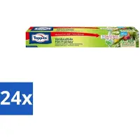 Toppits 24 x – Vershoudfolie – 32,5 cm × 20 m - Vershoudfolie - Eetvoedingsbehoud - Geurverspreiding - Smaakbehoud - Easy Cut