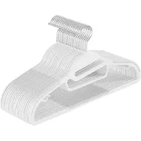 Famanu – Plastic kleerhanger set van 20, antislip en ruimtebesparend, ideaal voor het organiseren van kleding