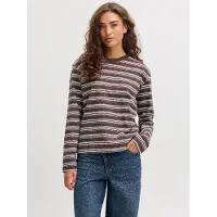 JJXX Shirt bruin / wit