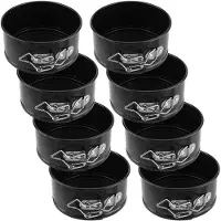 Famanu – Set van 8 kleine springvormen, 11 cm, voor het bakken van mini taarten en cakes