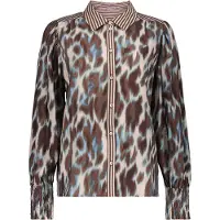 Geisha 63713-20 675 blouse navy/brown