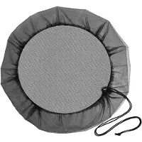 Famanu – Regenton gaas, diameter 95 cm, anti-muggen gaas met elastische band, voorkomt bladeren en insecten in de regenton, ideaal voor tuingebruik