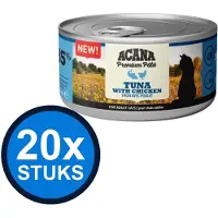 Acana 20x - Premium Pate Cat Tuna & chicken - Kattenvoer Natvoer - 85 g