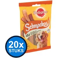 Pedigree 20x - Schmackos Gevogelte - Hondensnacks - 144 g