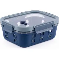 Vip Ahmet - Glazen Vershouddoos - 1050 ml - Klikdeksel - Blauw