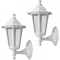 Rabalux Velence - 2 stuks Wandlamp - buitenlamp - IP43, E27, max 60W - Wit