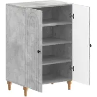 vidaXL Schoenenkast ALKMAAR 59,5 x 39,5 x 90 cm Bewerkt hout