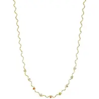 Yehwang Organische Schakelketting met Onregelmatige Vormhanger – RVS