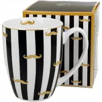 Duo Porseleinen Mok 'Winst' met Gouden Koord - 360ml - Geschenkdoos