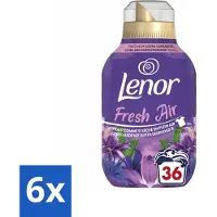 Lenor 6 x - Wasverzachter - Fresh Air Maneschijn - Ultra Geconcentreerd - 36 Wasbeurten - Wasverzachter - - Fresh Air - Maneschijn - Frisse Geur