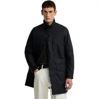 Barbour wax jas donkerblauw gevoerd waterafstotend