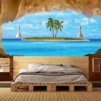 A.S. Création Fotobehang Paradise DD119001 Designwalls Groen Vlies 384 X 260 cm (8 delen) Goedkoop fotobehang