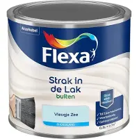 Flexa - Strak In De Lak Buitenlak Zijdeglans - Vleugje Zee - Mengverf - 500 Ml