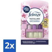 Ambi Pur 2 x - 3Volution - Navulling - Vleugje Bloesem - 20 ml - Luchtverfrisser - Geur - - 3Volution - Navulling