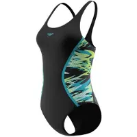 Speedo Hyperboom Splice Muscleback Swimsuit Zwart 32 Vrouw