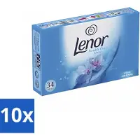 Lenor 10 x - Droogtrommeldoekjes - Spring Awakening - 34 Doekjes - Droogtrommeldoekjes - Droogtrommel - Droogtrommeldoek - Frisheid - Voorjaar