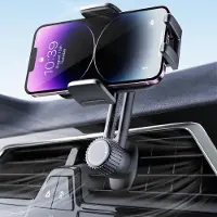 Famanu – Telefoonhouder voor auto, 360° draaibare houder, bediening met één hand, ventilatieroosterhouder voor telefoons, geschikt voor verschillende merken