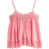 Next - Dames - Hemdtop met kanten rand - Roze