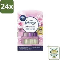 Ambi Pur - 3Volution - Navulling - Vleugje Bloesem - 20 ml - Voordeelverpakking - 24 stuks - - 3Volution